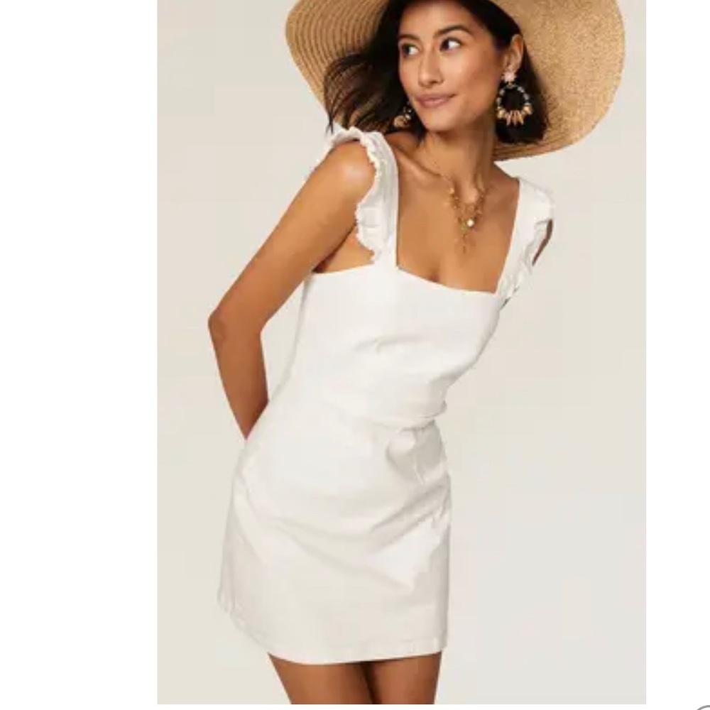 Show Me Your Mumu
Ruthie Ruffle Denim Sheath